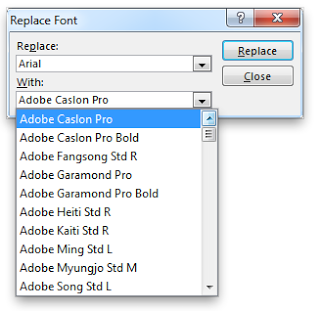 PowerPoint 2013 Replace Fonts C